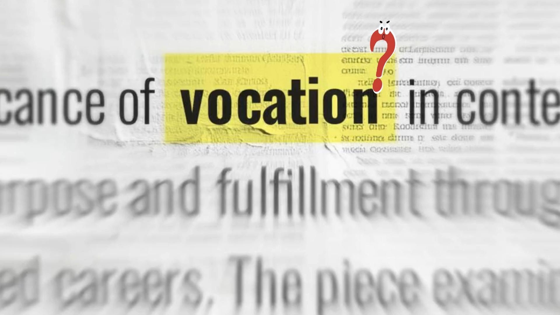 vocation：真题出现次数120+单词