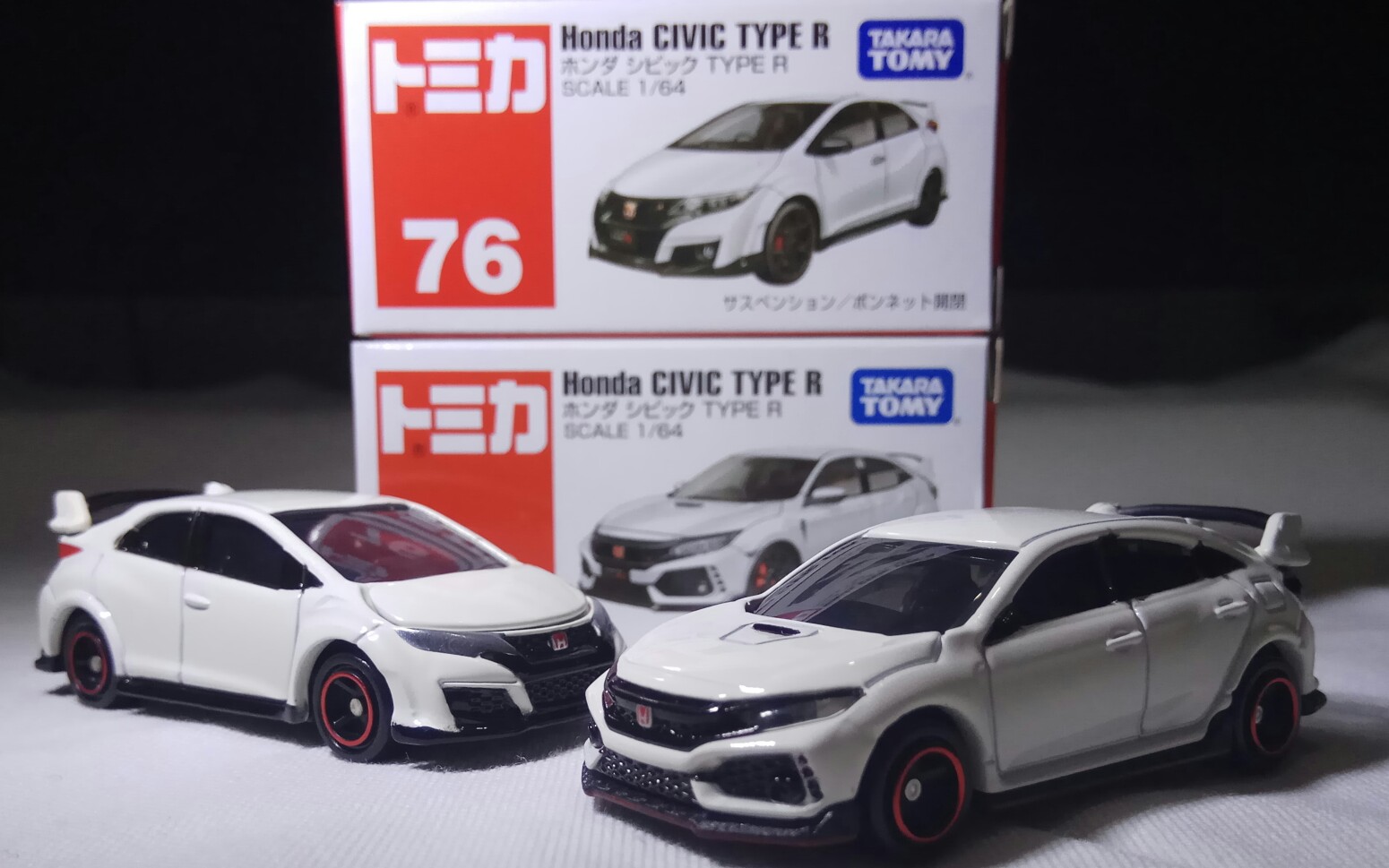 的fk8fk2的红白盒有啥好多美卡tomy红白盒76号58号思域civictyper评测