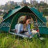 【4K/guagua】在城市中心露营搭帐篷 美女真是颗颗饱满~