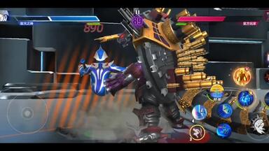决斗！奈克瑟斯蓝色青年形态VS兽神帝天（吉尔<em class="keyword">巴里斯</em>）