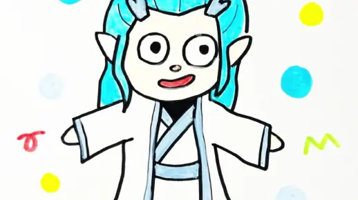 还不会画敖丙？跟我一起这样画敖丙，简单又可爱