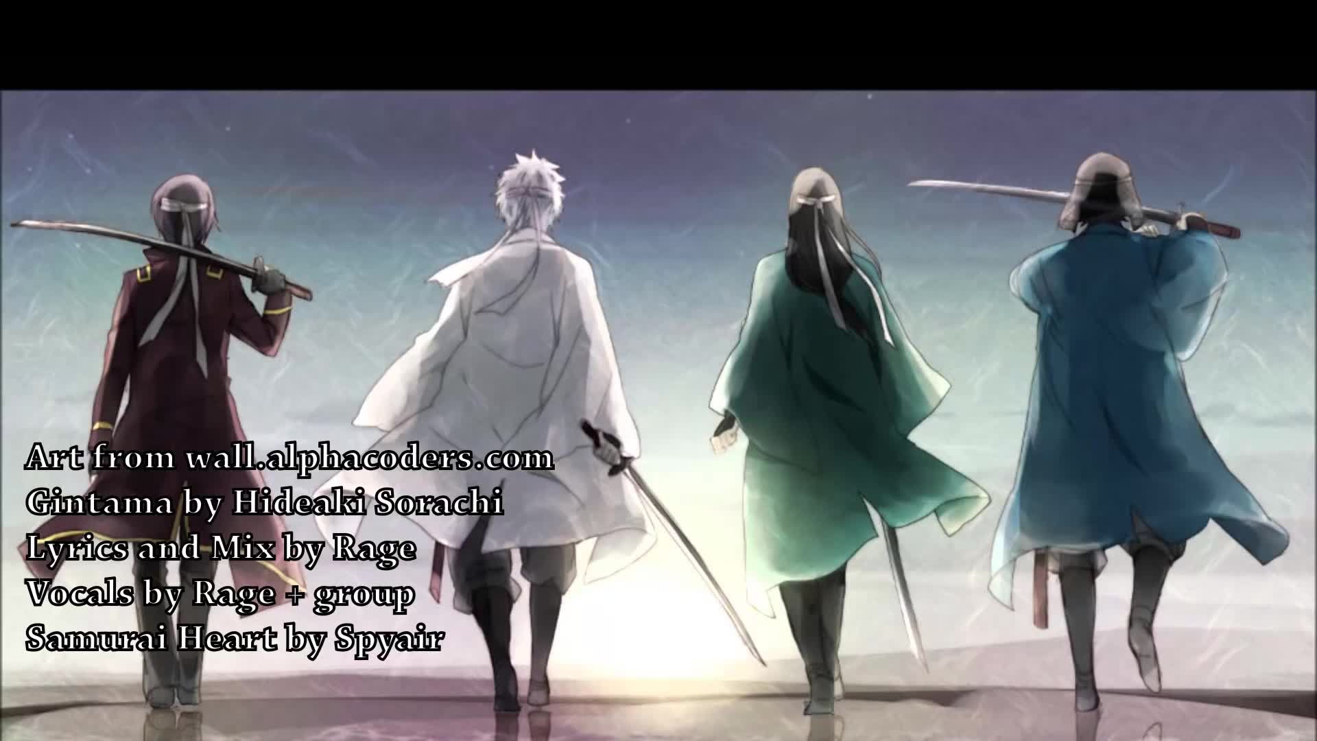 【rage】 samurai heart (gintama) full english fan