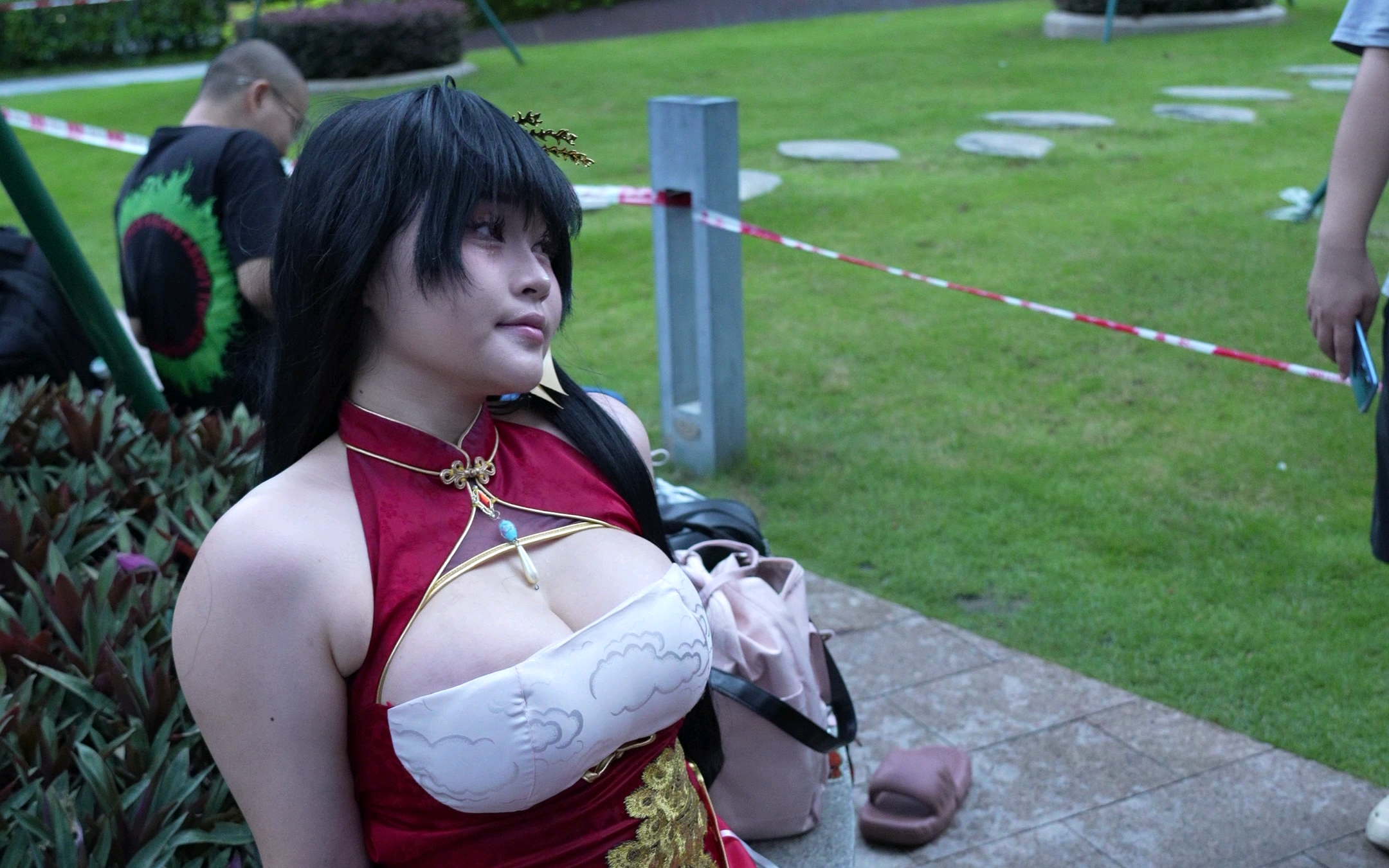 [Cheongsam Daeho cos] - Quite a powerhouse, Dare White and rich Beyblade Route. (terrier did not understand to forgive)