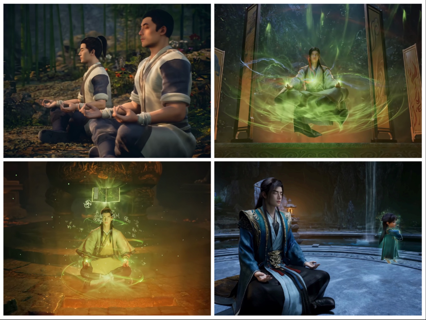 【4K120FPS】韩立200多年来由练气期达到元婴期突破动画过程！！！