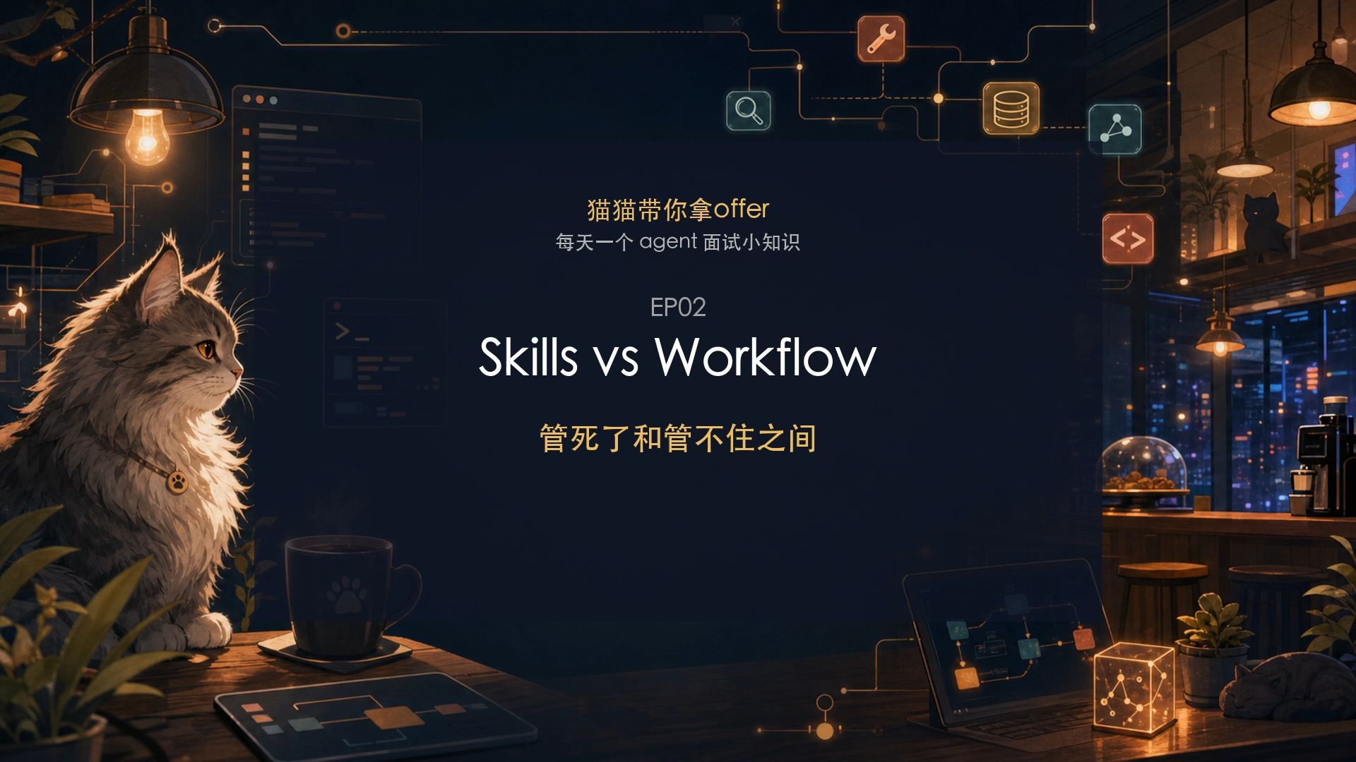 猫猫带你拿大厂agent offer：skills vs workflow