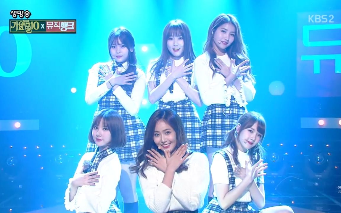 【1080P 60帧】161223 GFriend NAVILLERA 音乐银行年末舞台哔哩哔哩bilibili