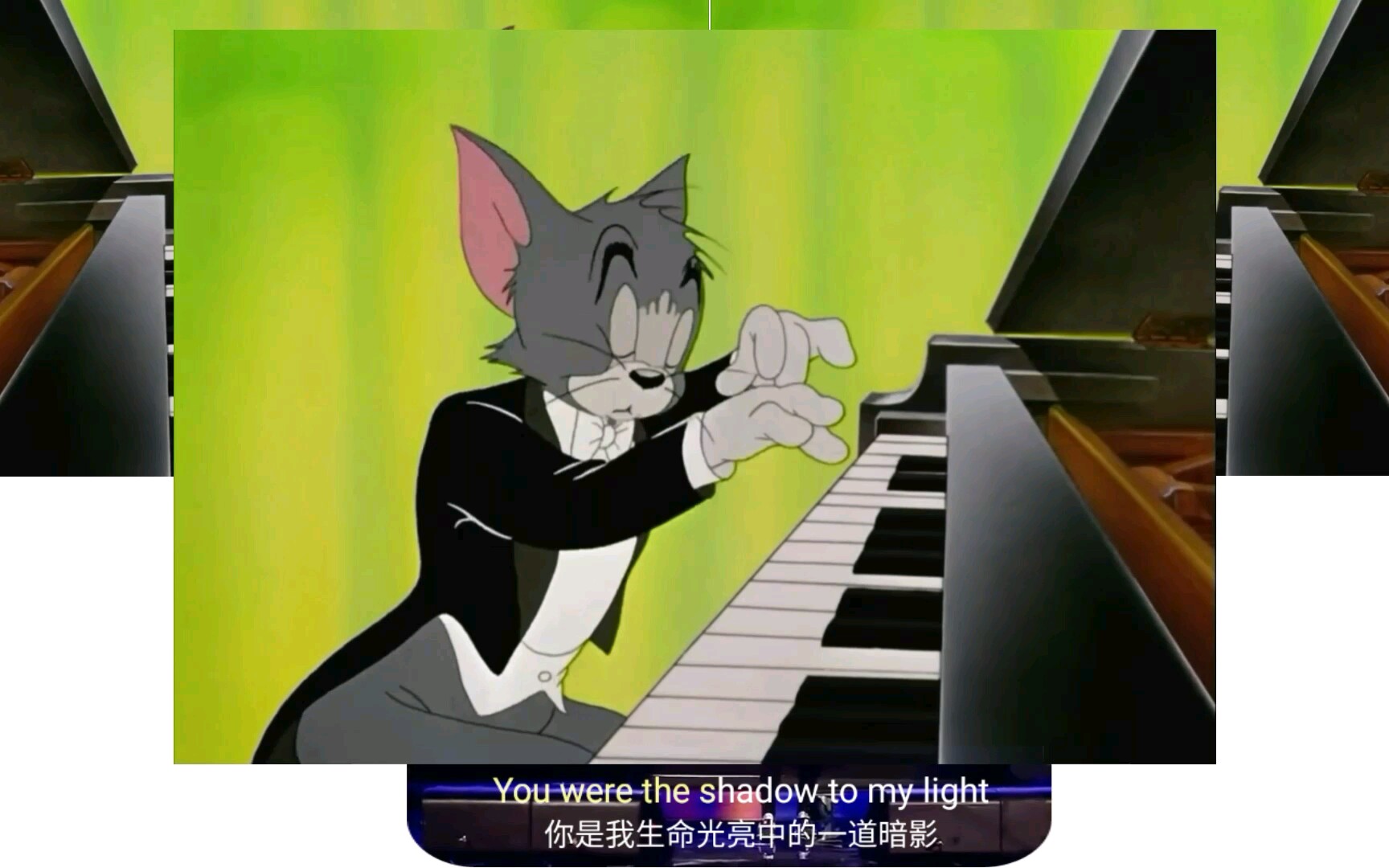 汤姆猫弹钢琴原版视频