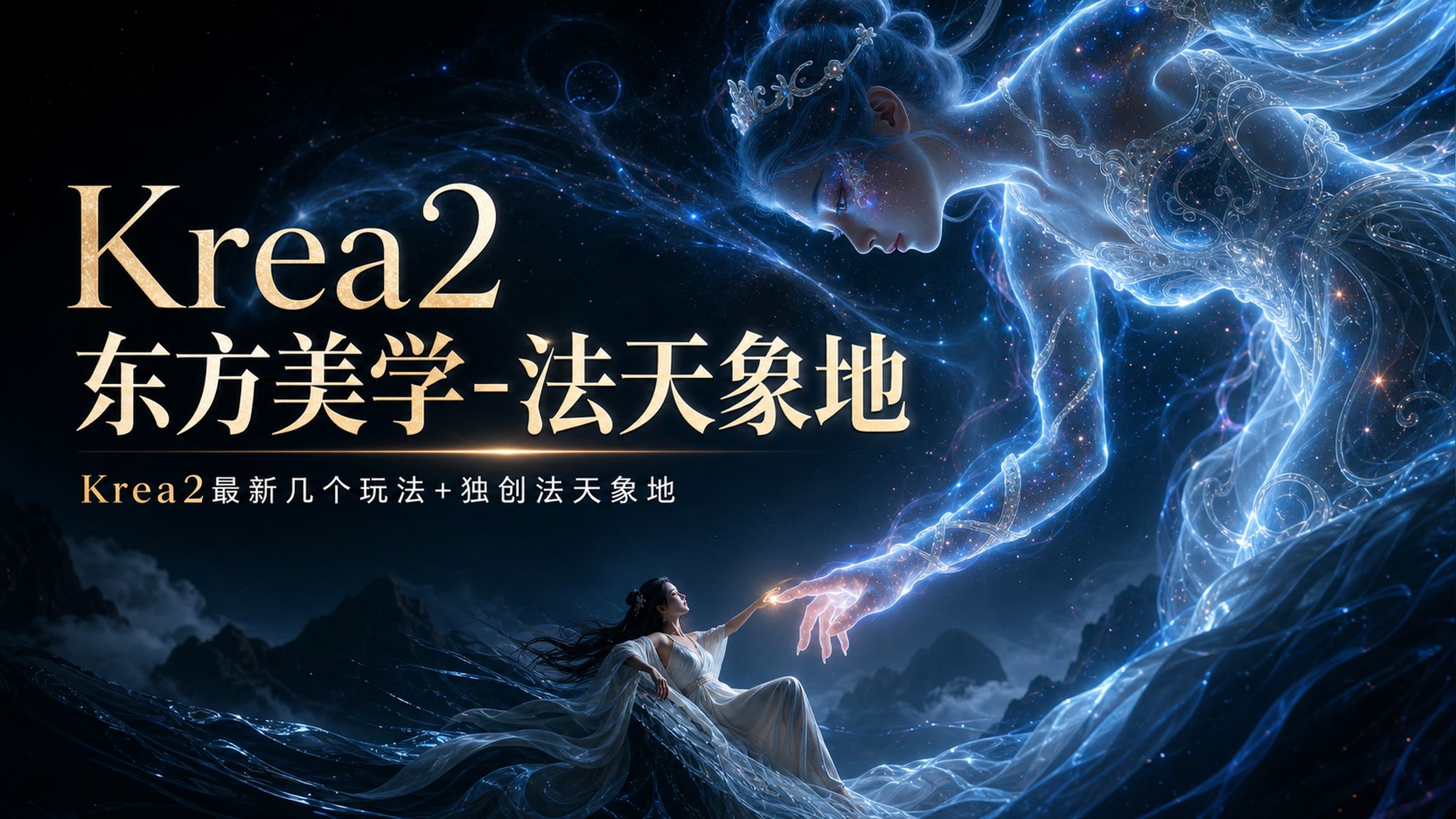 Krea2-法天相地+巨物美学，东方的极致浪漫与西方的魔幻碰撞，小白也可轻松上手