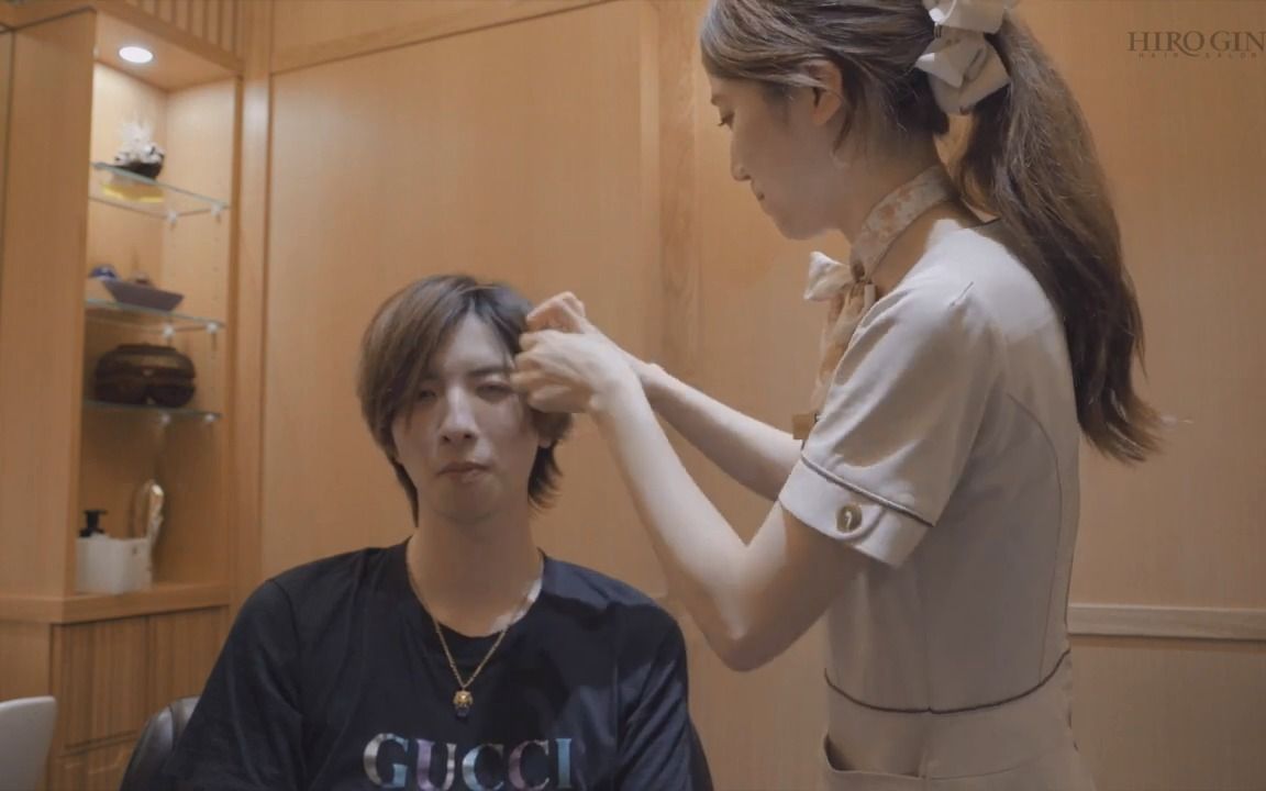 【barbergirl】日本银座美女理发师渡边真弓教你做头发(字幕版）