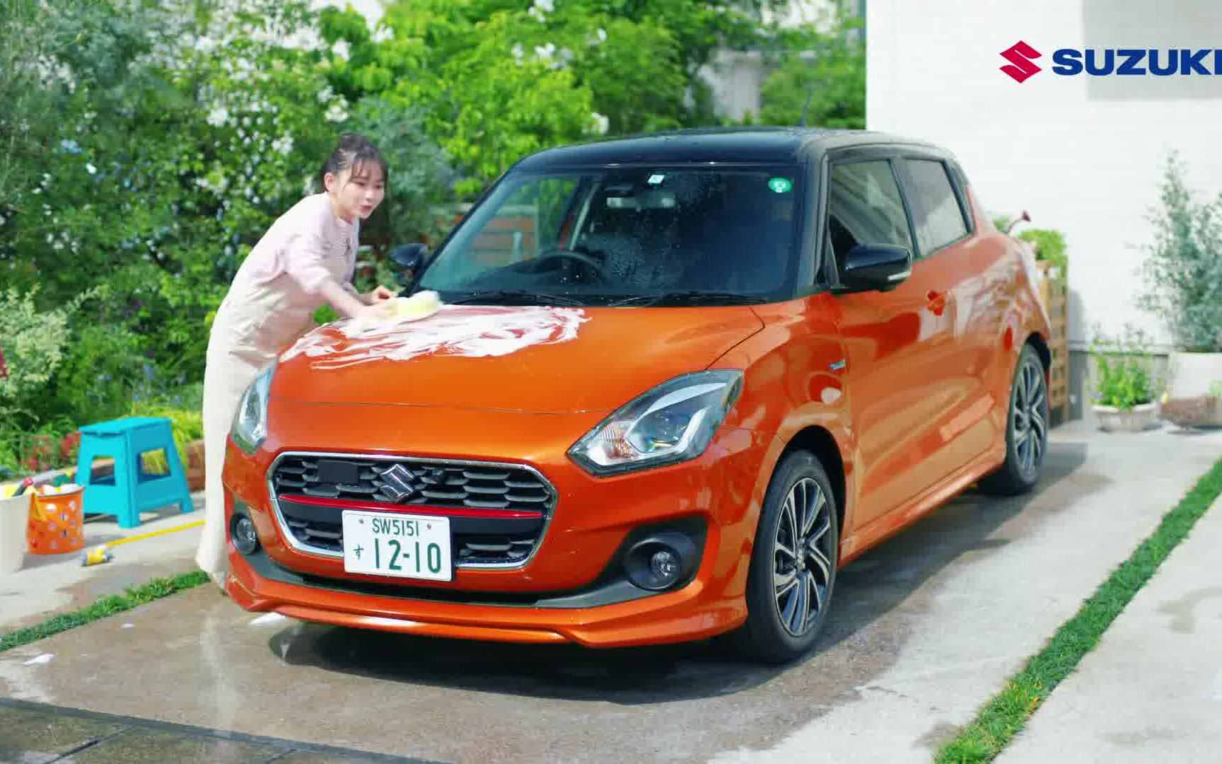 Anna Yamada] Swift TV Commercial "Father-Daughter Car Wash" - New!