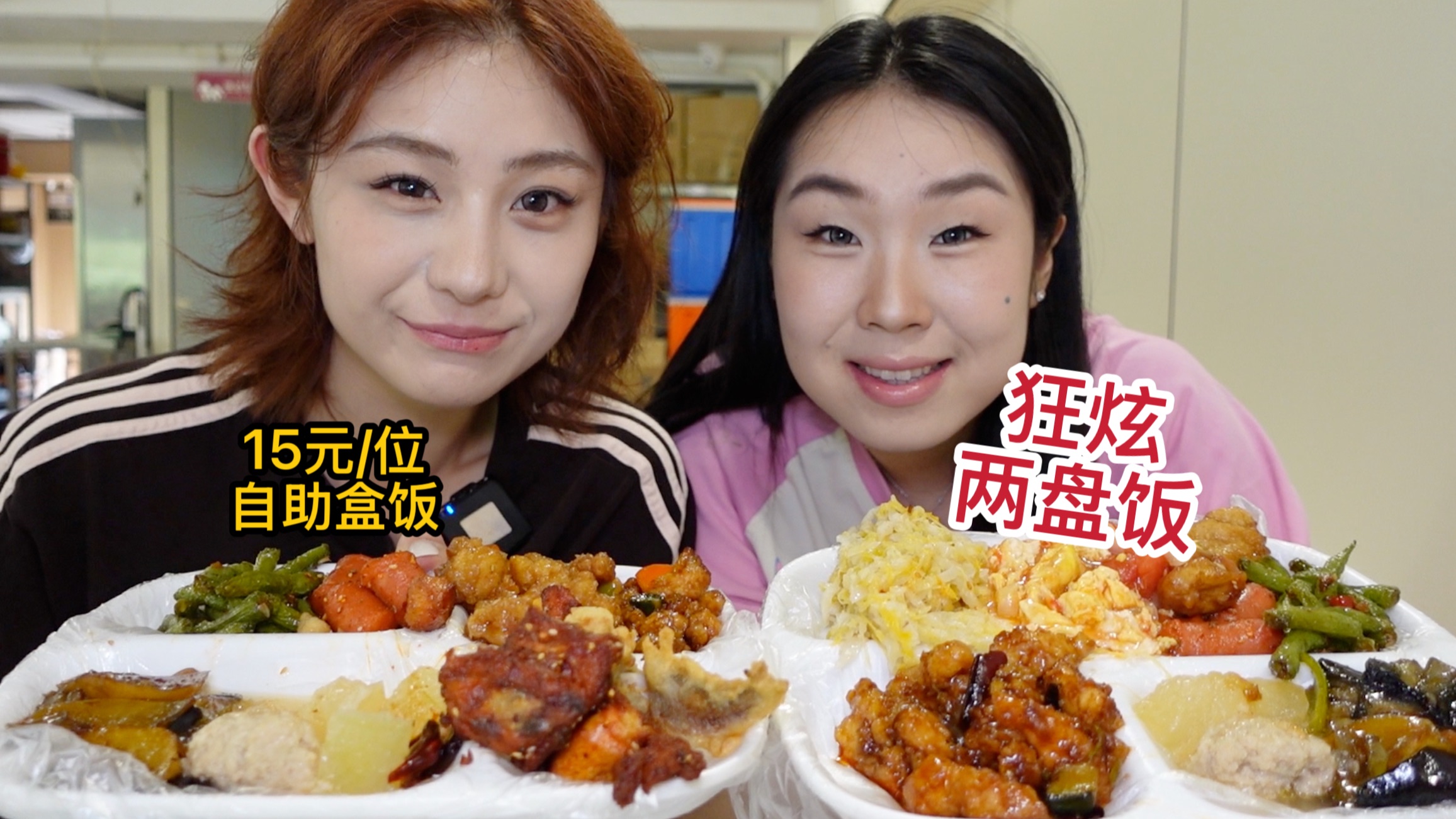15元一位的东北自助盒饭，除了味道还是味道！