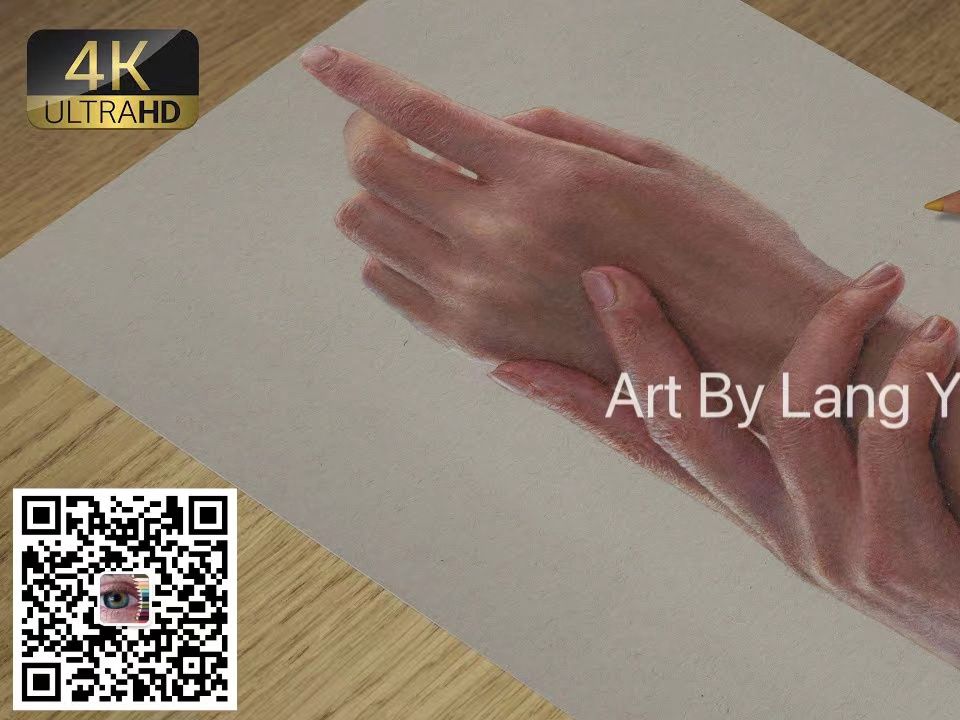 彩铅画 | 手-hands | 画师：郎一村