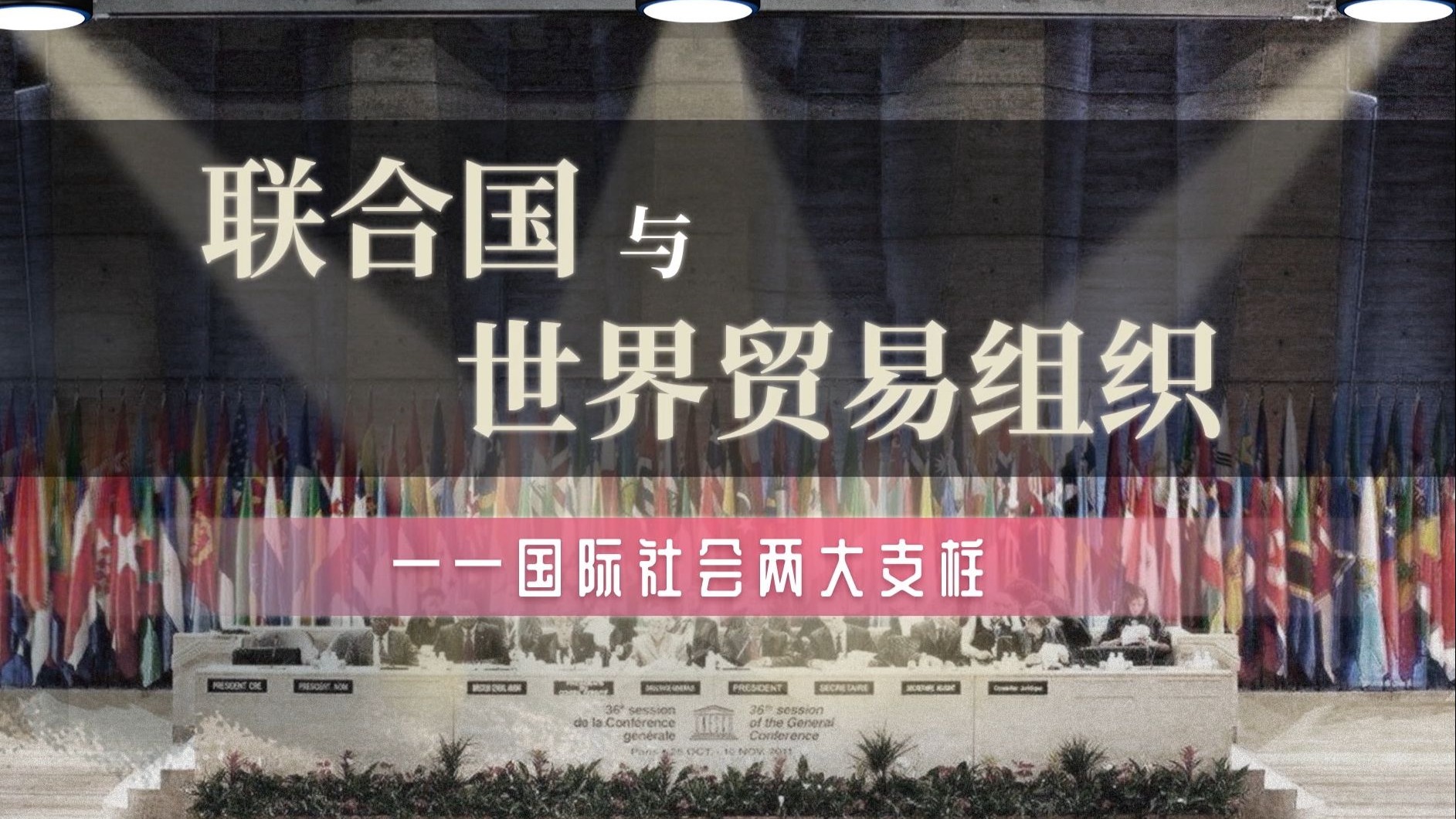 【螺蛳历史】联合国与世界贸易组织-九年级下册-第20课