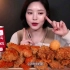 【韩国吃播boki】黄金大鸡腿又双叒叕来了，我最喜欢看的就是深渊巨口消灭鸡腿。