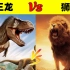 狮子vs霸王龙，当猫科一哥与远古神兽互相摊牌，谁会笑到最后呢？