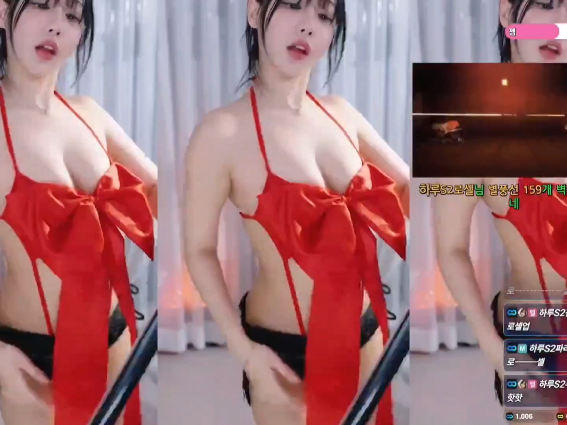 韩国BJ韩璐——是红色肚兜弹弹弹喵(3)
