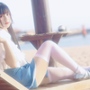 【Baby】♥海边夏天小姐姐，短裙带你回夏天♥Deep Blue Town