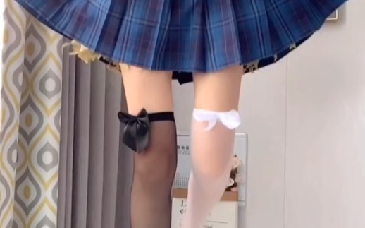 Do you prefer black or white knee high socks