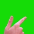 绿幕抠像真实人手手势视频素材