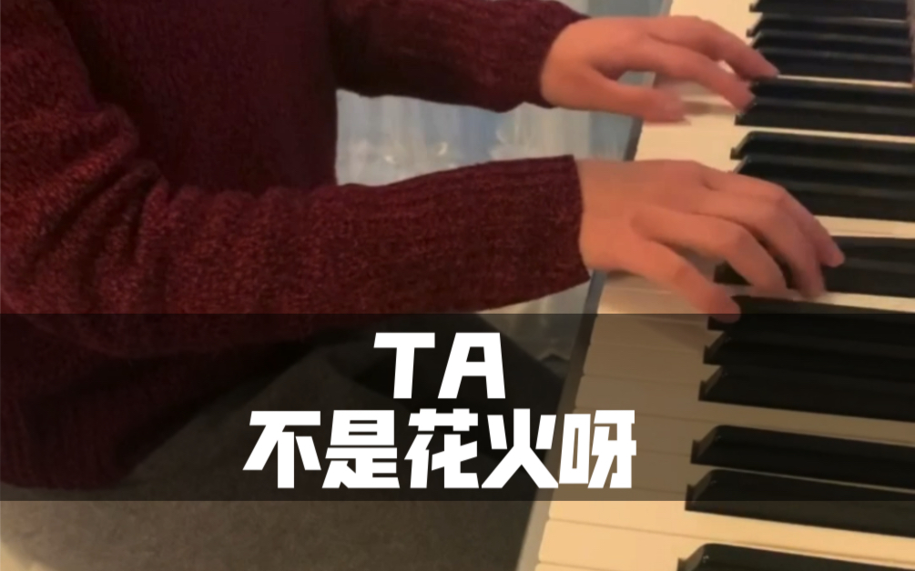 活动作品ta不是花火呀电钢琴版