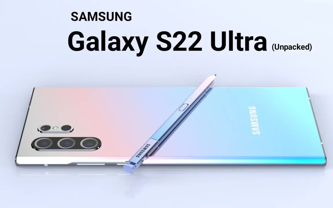 三星galaxys22ultra20225g推出预告片snapdragon89820gb
