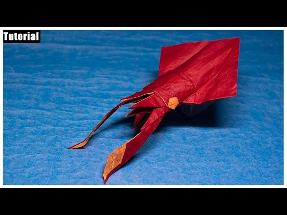 达纳章鱼 - Dana octopus squid【折纸教程】