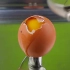3000度铁球放鸡蛋里会是什么样