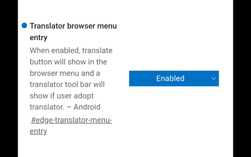 如何在手机Edge菜单中添加翻译按钮