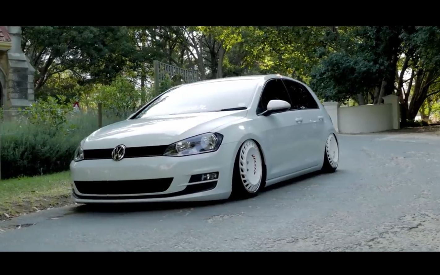 【大众 高尔夫 mk7】volkswagen golf mk7 stance nation static