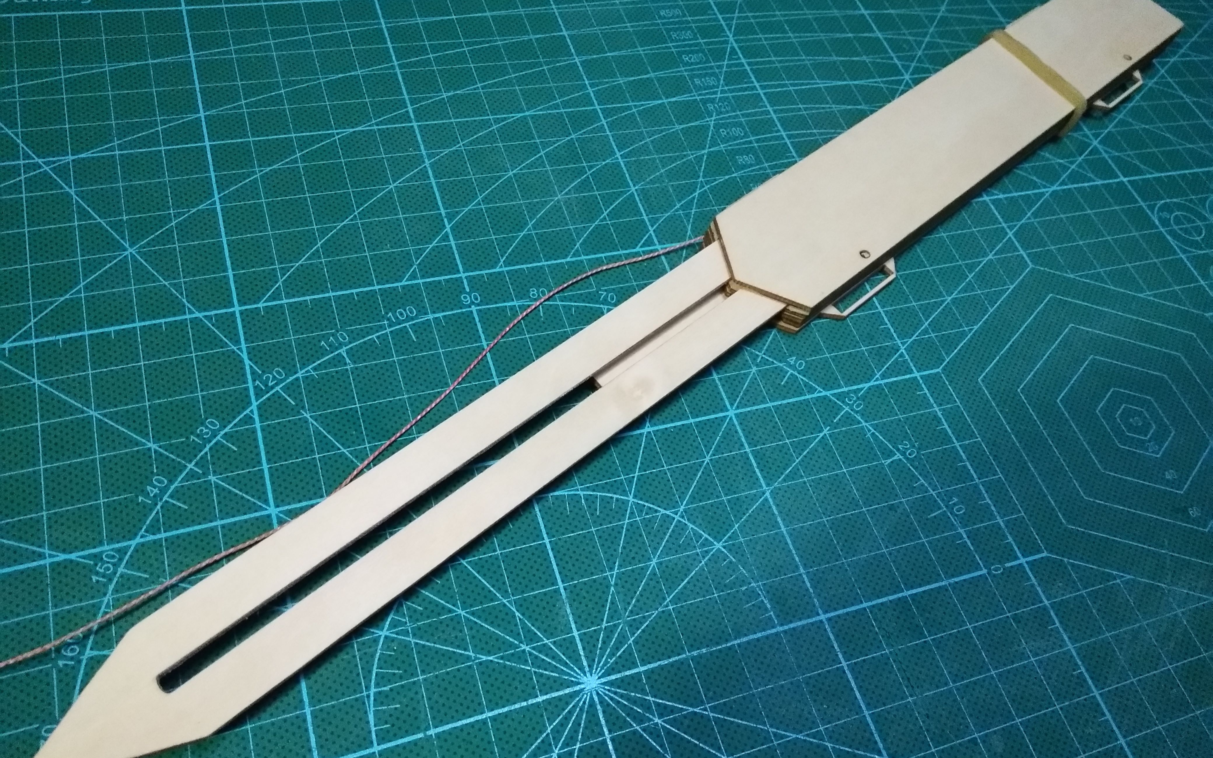 原创oz112二段双开关袖剑组装教程