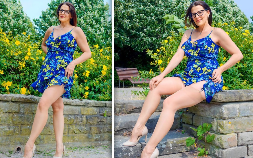 Summer Fashion: Create a Gorgeous Dress with Nylon Stockings and High Heels