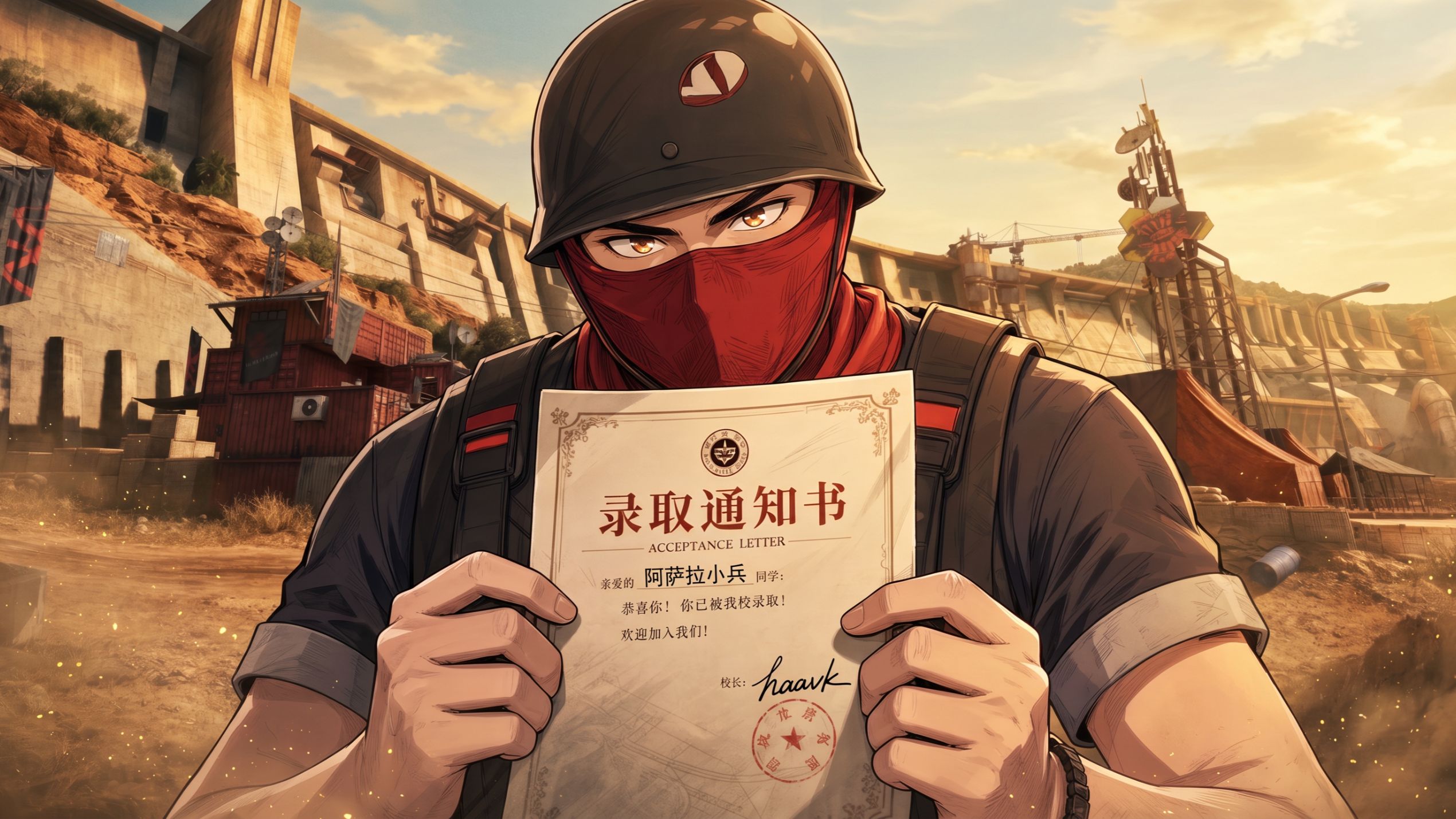 阿萨拉小兵考上了大学