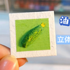 新手油画棒｜蔬菜系列之立体小黄瓜