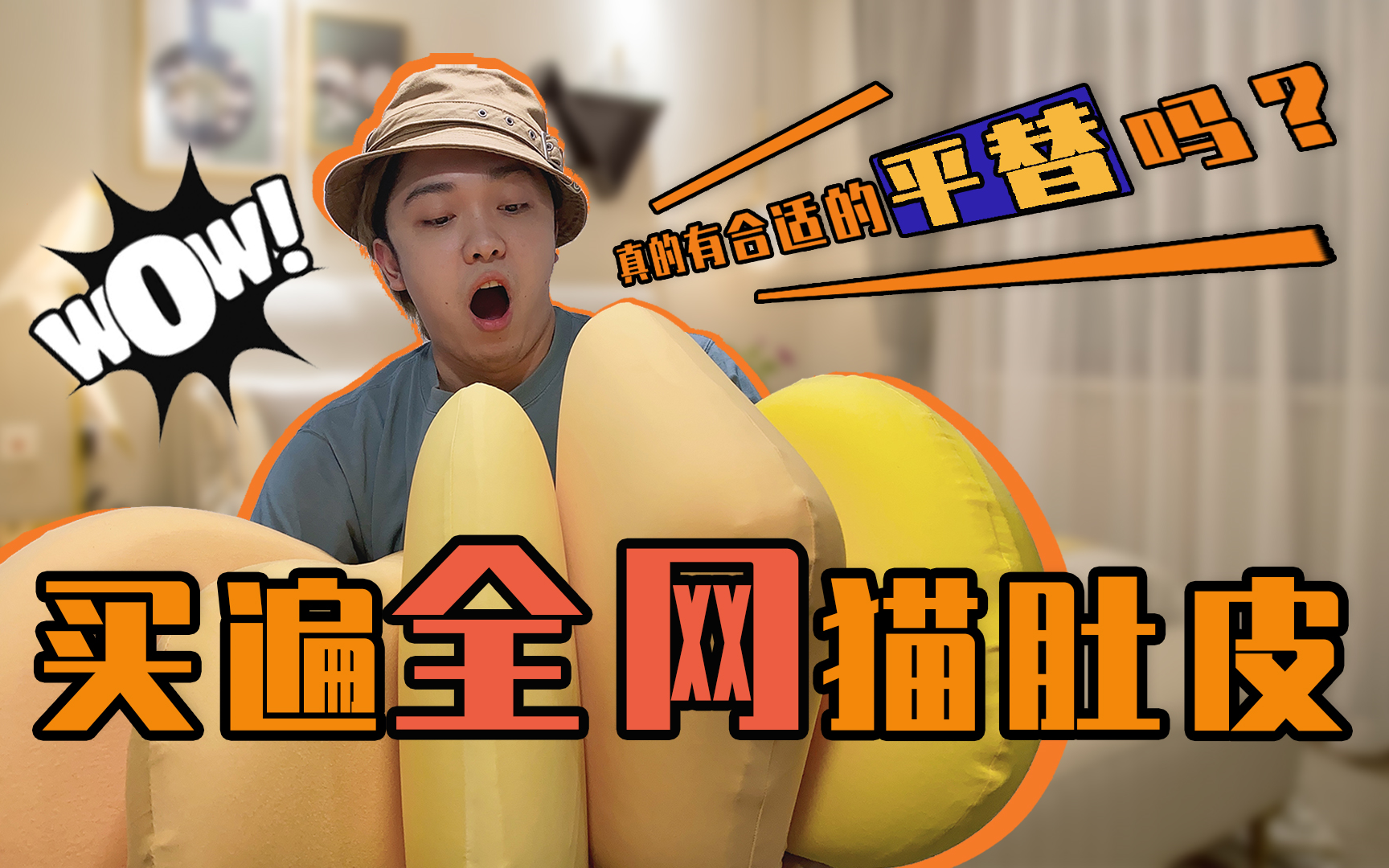 买遍全网猫肚皮枕！真的有合适的平替吗？测完我惊了！ p02 棉花糖枕介绍