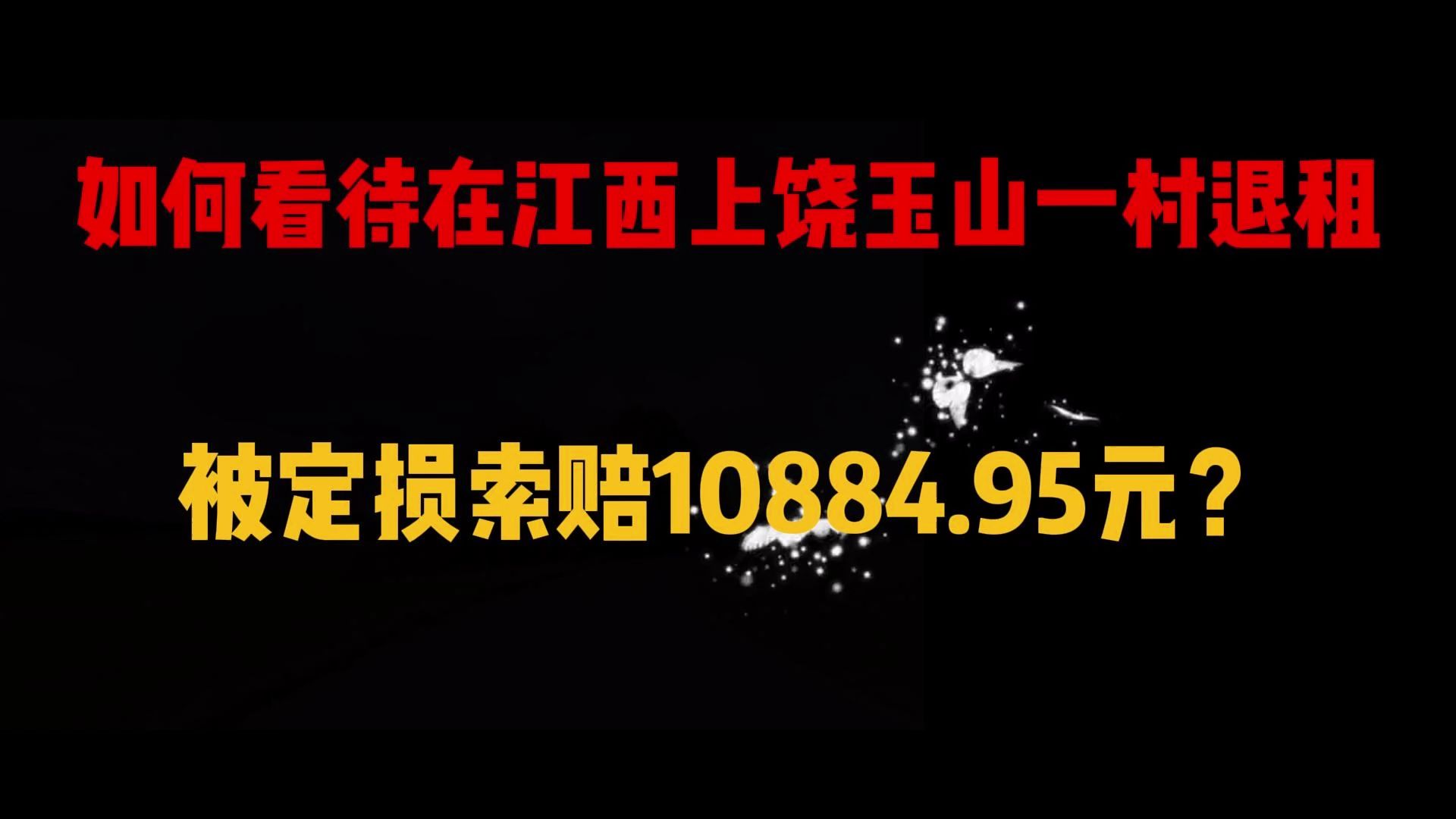 今日话题!如何看待江西上饶玉山一村房东拿探照灯检查退租房后,月租1200的房子被定损索赔10884.95元?哔哩哔哩bilibili