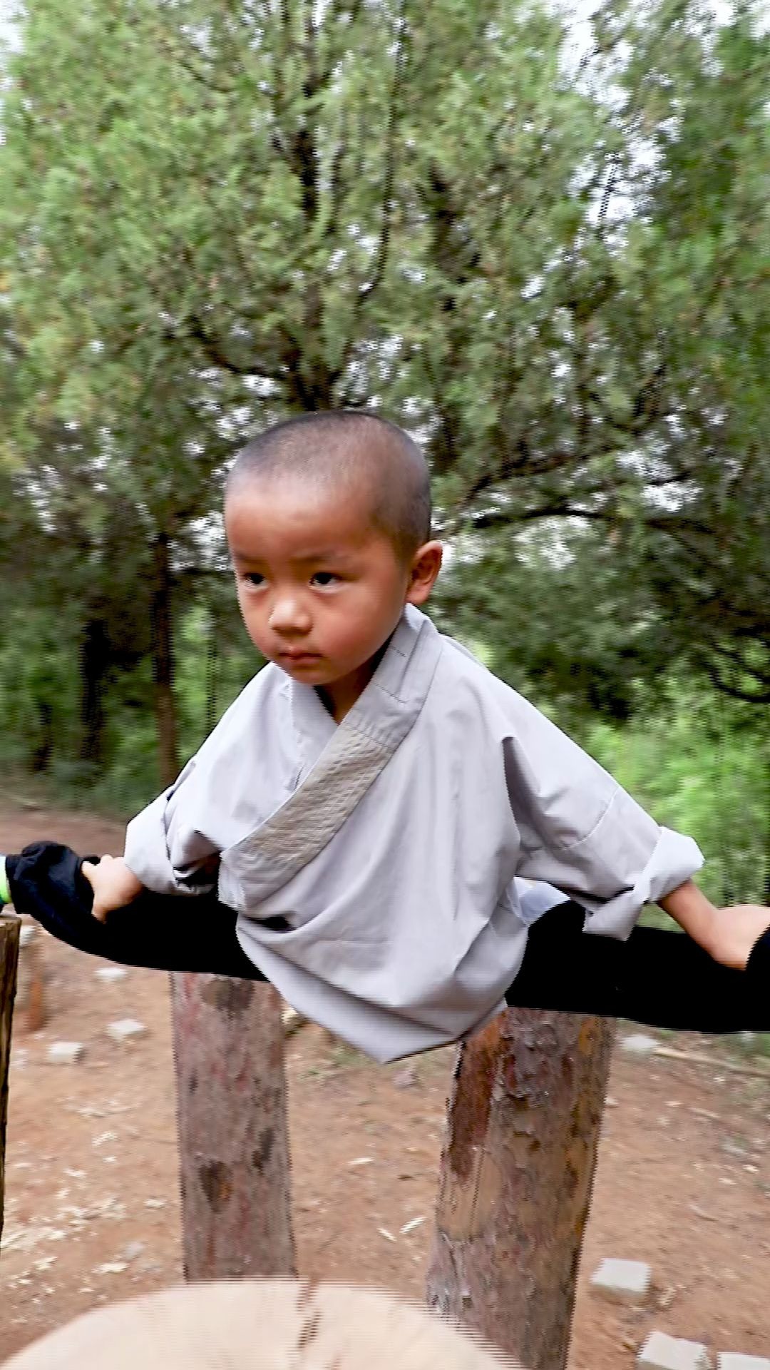 少林寺最小的三岁武僧