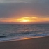k2574 4K画质海上日落日出金红色天空海洋海水海面海浪波浪海声实拍视频素材