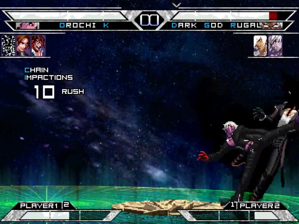 [kof mugen] orochi hero team vs warning