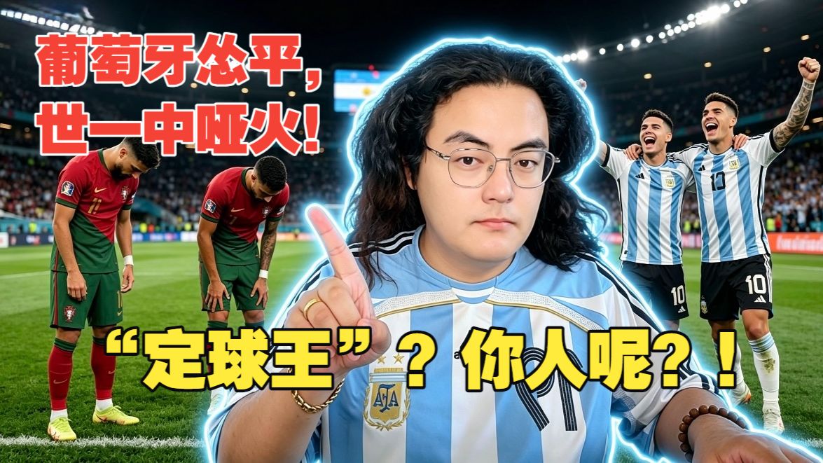 【真解说球】"一战定球王"？葡萄牙踢法"怂了"战平哥伦比亚！梅西、斯卡洛尼和C罗、马丁内斯无法比较！维蒂尼亚发挥平庸，J罗值得尊重！