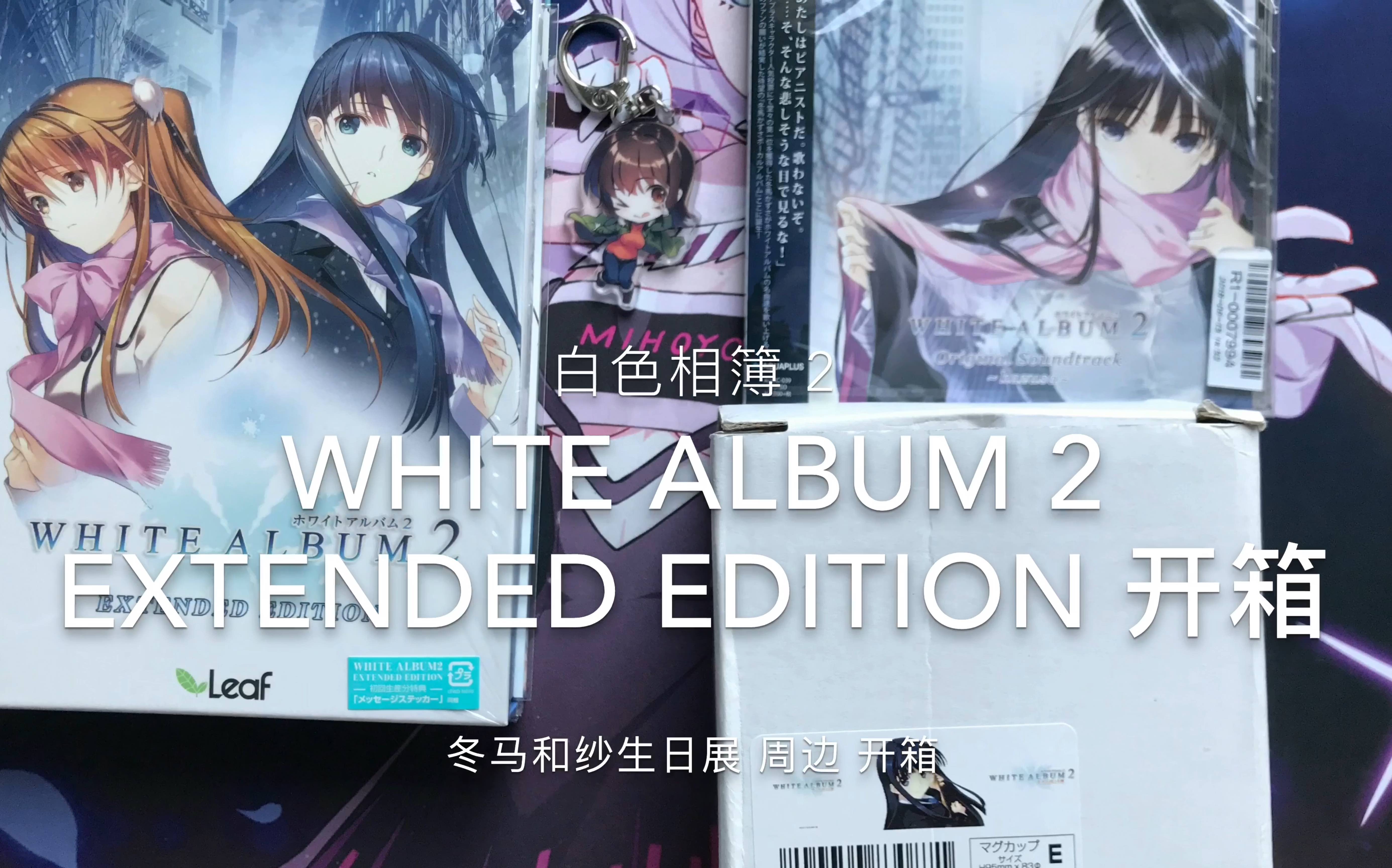 WHITE ALBUM2 EXTENDED EDITION 冬马和纱生日展周边开箱-哔哩哔哩