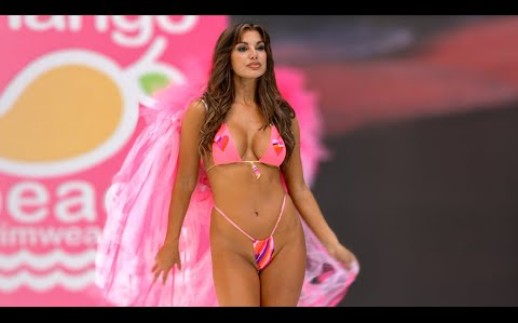 Mango Beach Swimsuit | New York Fashion Week 2023 | Full Show 4k