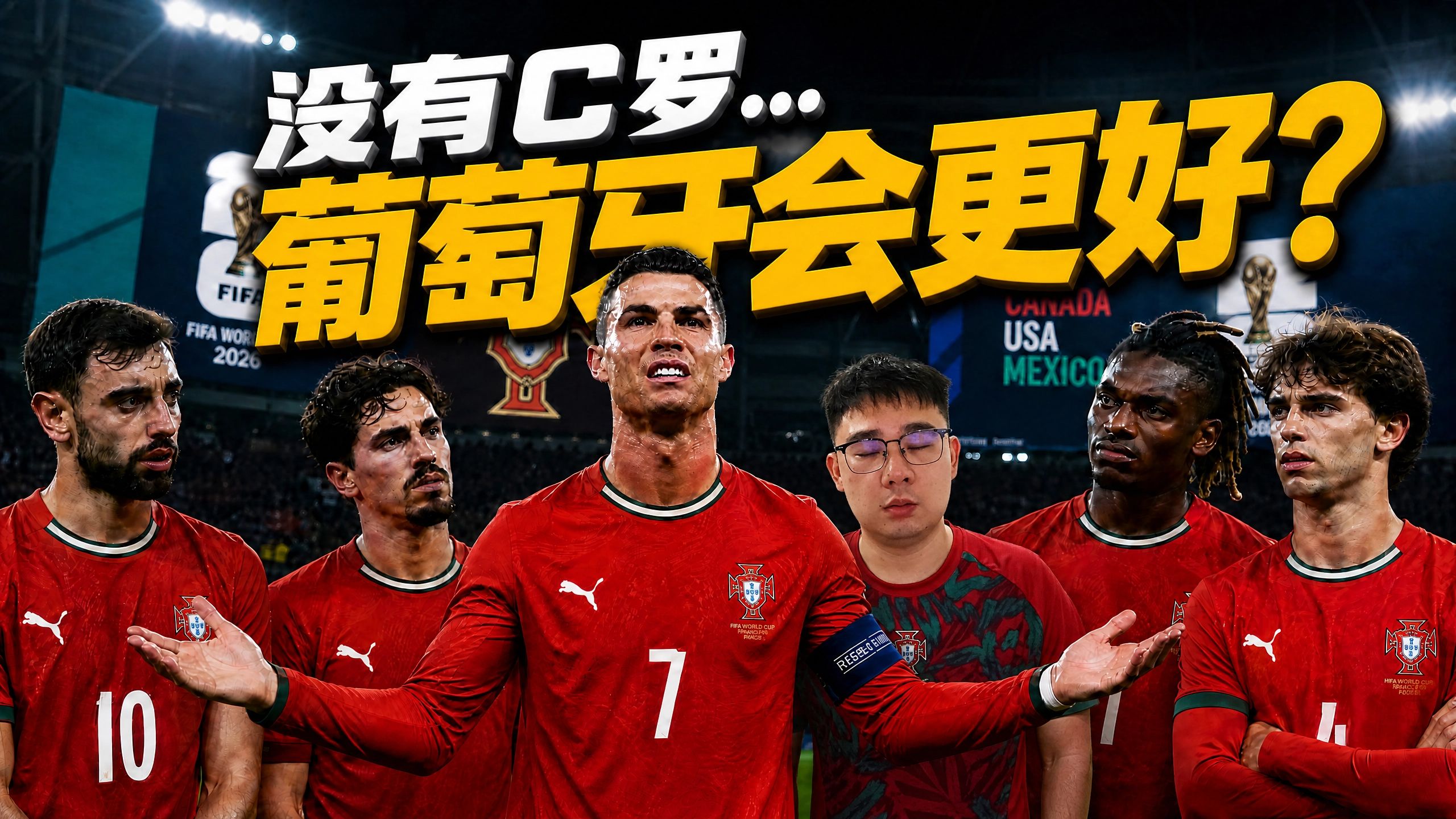 地上足球：C 罗已成战术拖累？深度解析他如何左右葡萄牙战局！！