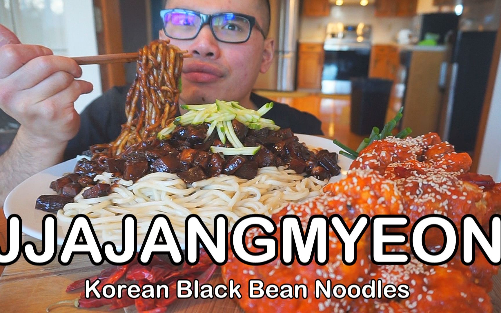 how to make black bean noodle - jjajangmyeon