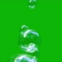 绿幕抠像透明气泡视频素材