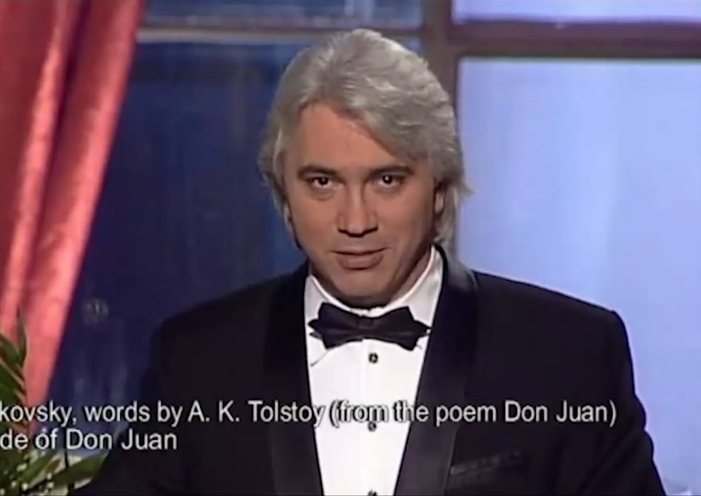【中俄双语】俄语浪漫曲-柴可夫斯基"唐璜小夜曲(Don Juan's Serenade)"Op.63 No.6 Dmitri Hvorostovsky 2001