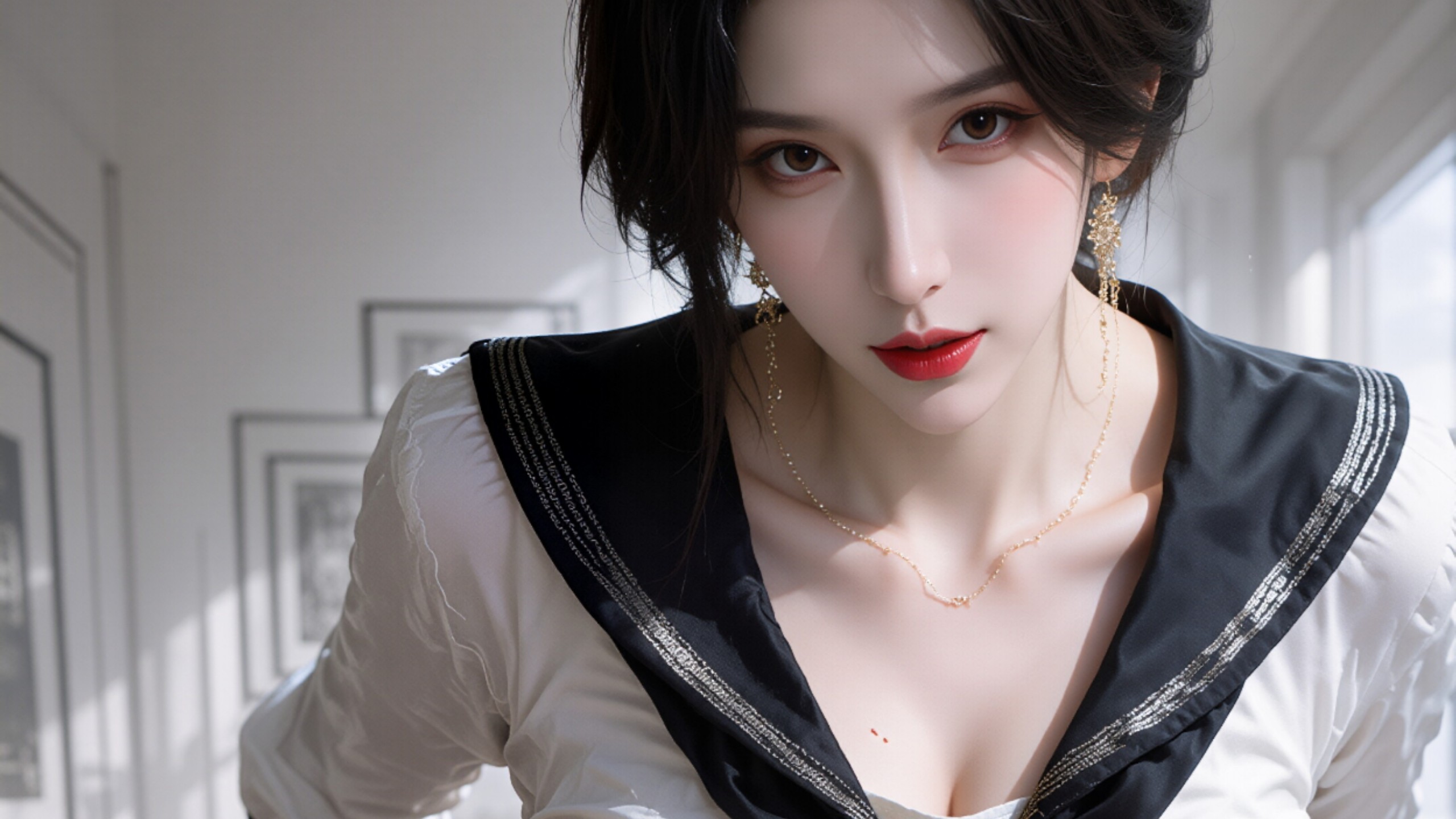 夫人你是想玩制服诱惑吗？