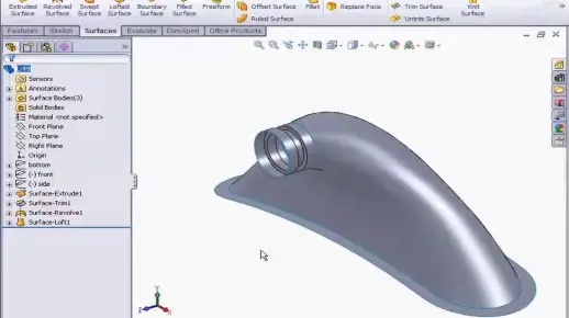 48 SOLIDWORKS Surface Design ( Solid Body )