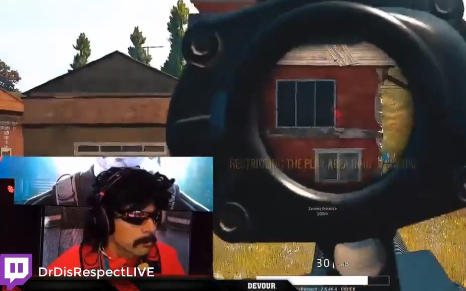 疯狗大胡子外挂般的操作!绝地求生搞笑视频集锦 dr disrespect