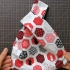 【FENICE手缝布艺教程】日式双面手腕袋纸样打版方法