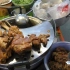 酱猪蹄、烤猪排、炸物等等-泰国那卡市场